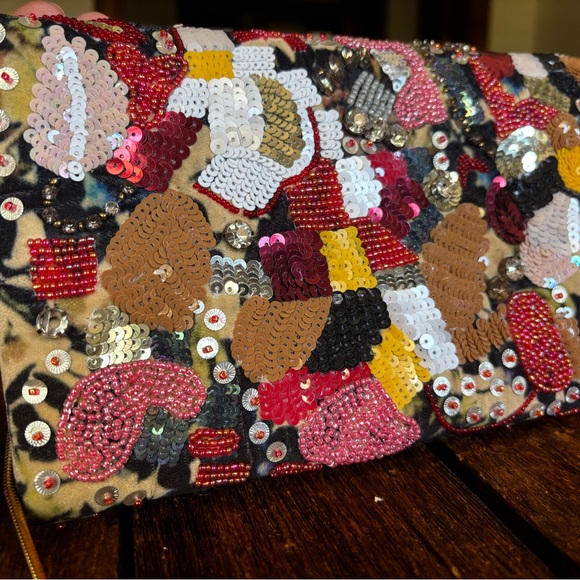 Multicolor Embellished Women's Bag - Picture 10 of 14